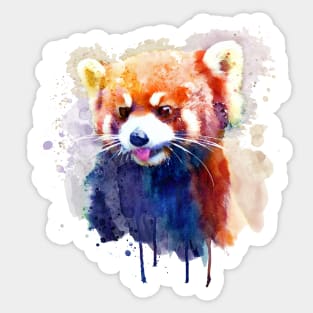 Red Panda Portrait Sticker